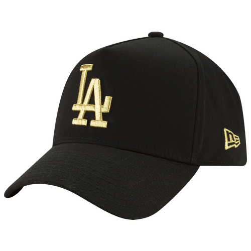

New Era Mens Los Angeles Dodgers New Era Dodgers 9Forty A Frame Cap - Mens Black/Gold Size One Size