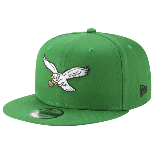 

New Era Mens Philadelphia Eagles New Era Eagles T/C Snapback - Mens Green/White Size One Size