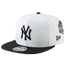 New Era Yankees 9Fifty Icon Snapback Cap - Men's White/Navy