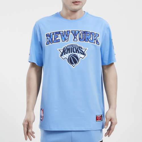 

Pro Standard Mens Pro Standard Knicks Collage T-Shirt - Mens Blue/Blue Size S