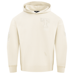 Men's - Pro Standard RANGERS NEUTRAL DROP SHOULDER FLC PO HOODIE - Eggshell