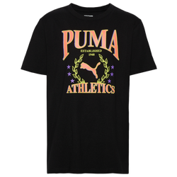 Boys' Grade School - PUMA Athletics Graphic T-Shirt - Orange/Black