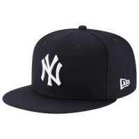 New Era New York Yankees Fitted Hat MLB League Basic Sky Blue White Logo Cap