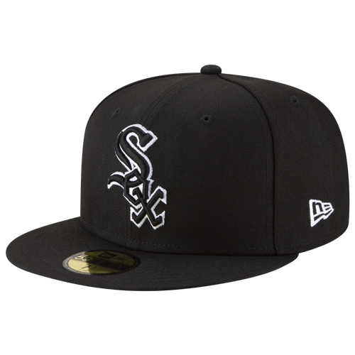 New Era Mens Braves 59FIFTY Cap - Black