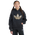adidas Fleece Logo Hoodie - Girls' Grade School Black/Tan
