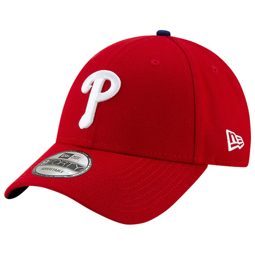

New Era Mens Philadelphia Phillies New Era Phillies 9Forty Adjustable Cap - Mens Red/Red Size One Size