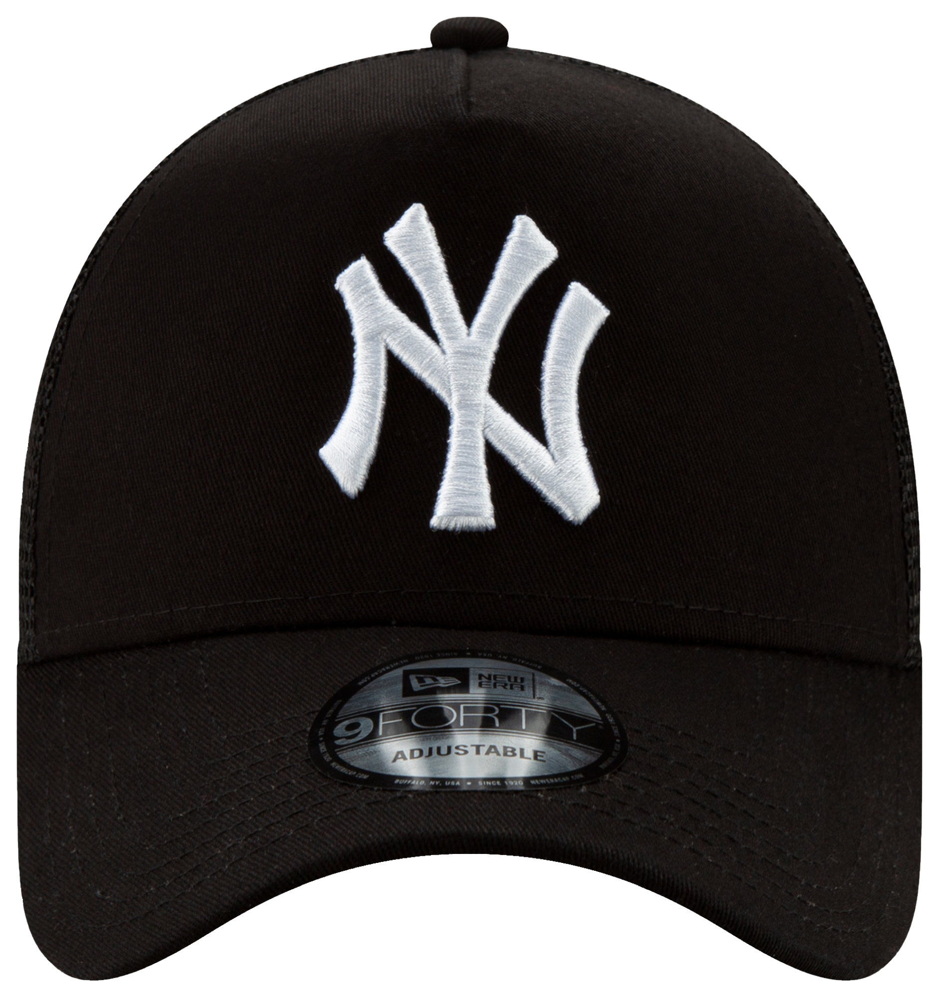 New York Yankees 9FORTY Basic White/Black Adjustable - New Era