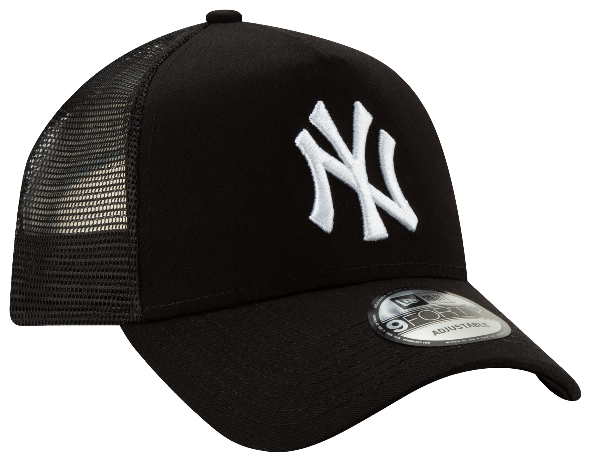 NEW ERA 9FORTY MLB NEW YORK YANKEES HOME FIELD TRUCKER BLACK – FAM