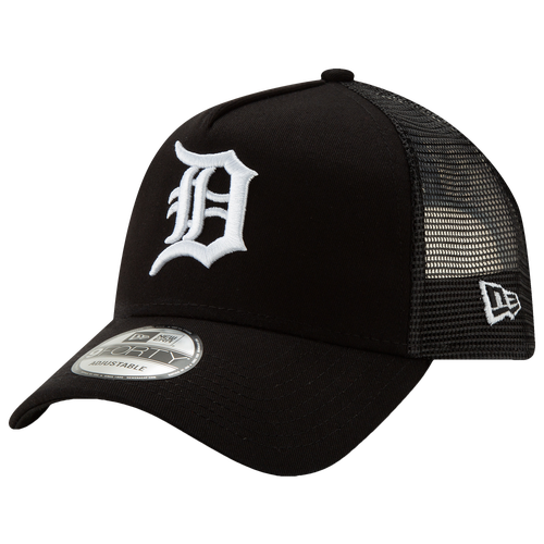 

New Era Mens Detroit Tigers New Era Tigers 9Forty Trucker Cap - Mens Black/White Size One Size