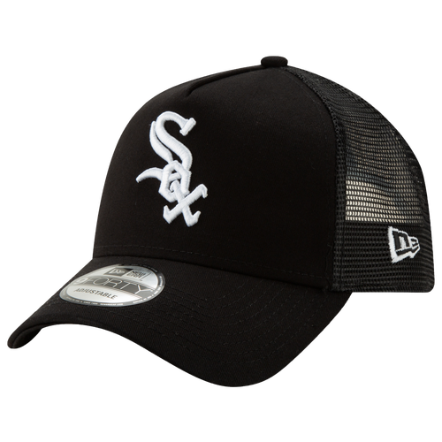 

New Era Mens Chicago White Sox New Era White Sox 9Forty Trucker Cap - Mens Black/White Size One Size