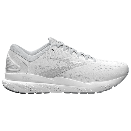 Shop Brooks Womens  Ghost 16 In White/white/grey
