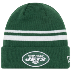 Men's - New Era Jets Cuff Knit - Green/Black