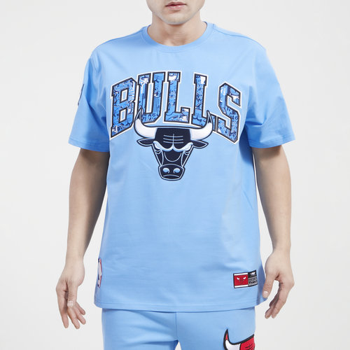 Pro Standard Mens Bulls Collage T-shirt In Blue/blue