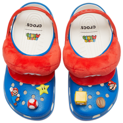 Men's - Crocs Mario Classic Clogs - Blue/Multi/Red