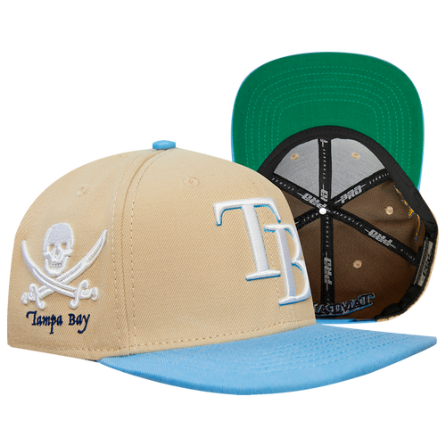 

Pro Standard Pro Standard Rays Homage to Home Wool Snapback - Adult Khaki/Blue Size One Size