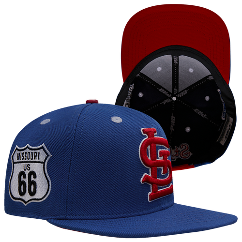 

Pro Standard Pro Standard Cardinals Homage to Home Wool Snapback - Adult Dark Blue/Dark Blue Size One Size