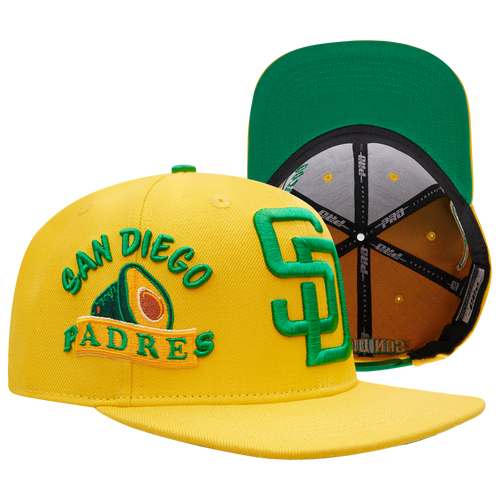 

Pro Standard Pro Standard Padres Homage to Home Wool Snapback - Adult Yellow/Yellow Size One Size