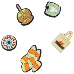 Adult - Crocs Jibbitz Glow In The Dark Trick R Treat (5-Pack) - Multi