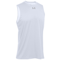 Men's - Under Armour Team Locker 2.0 S/L Tank - White/Graphite