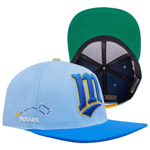 

Pro Standard Pro Standard Twins Homage to Home Wool Snapback - Adult University Blue/Royal Blue Size One Size