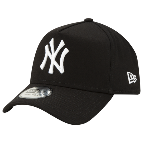 

New Era Mens New York Yankees New Era Yankees 9Forty A Frame Cap - Mens White/Black Size One Size