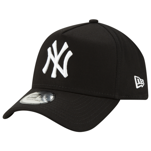 

New Era Mens New York Yankees New Era Yankees 9Forty A Frame Cap - Mens Black/White Size One Size