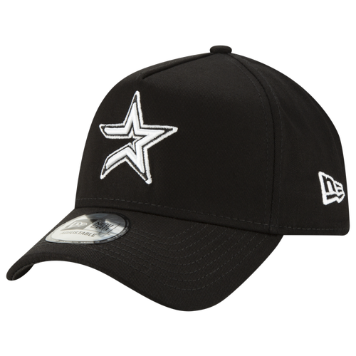 

New Era Mens Houston Astros New Era Astros 9Forty A Frame Cap - Mens Black/White Size One Size