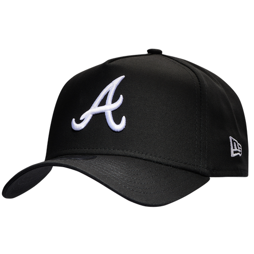 New Era Mens Atlanta Braves  Braves 9forty A Frame Cap In Black/white