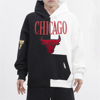 Women's Chicago Bulls Pro Standard White City Scape Pullover Sweatshirt