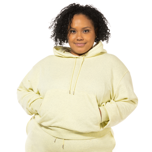 

Cozi Womens Cozi French Terry Perfect Pullover Hoodie - Womens Yellow/Yellow Size XS