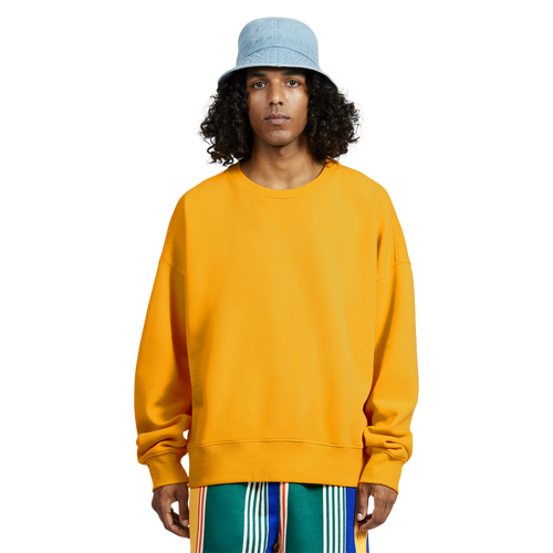 

LCKR Mens LCKR Fleece Crew - Mens Safron/Safron Size S
