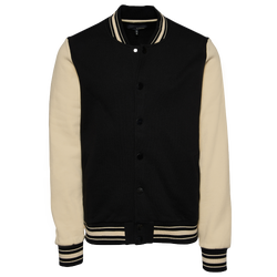 Men's - LCKR Letterman Jacket - Black/Black