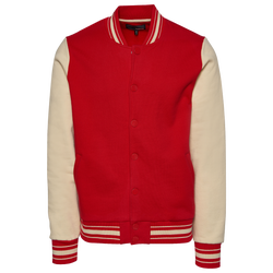 Men's - LCKR Letterman Jacket - Red/Red