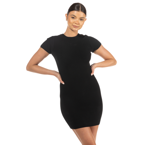 

Cozi Womens Cozi Perfect Rib Dress - Womens Black/Black Size M