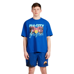Men's - All City By Just Don City T-Shirt - Royal/Royal