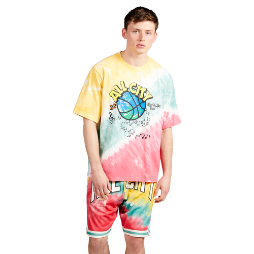 

All City By Just Don Mens All City By Just Don City T-Shirt - Mens Tie Dye/Tie Dye Size S