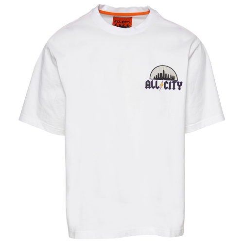 

All City By Just Don Mens All City By Just Don Round T-Shirt - Mens White/White Size M