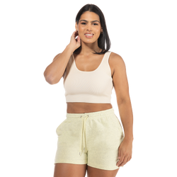 Women's - Cozi Perfect Rib Tank - Cream/Cream