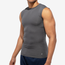 Eastbay Sleeveless Compression Top - Men's Charcoal Marled