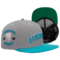 Adult - Pro Standard Royals Homage to Home Wool Snapback - Grey/Seafoam
