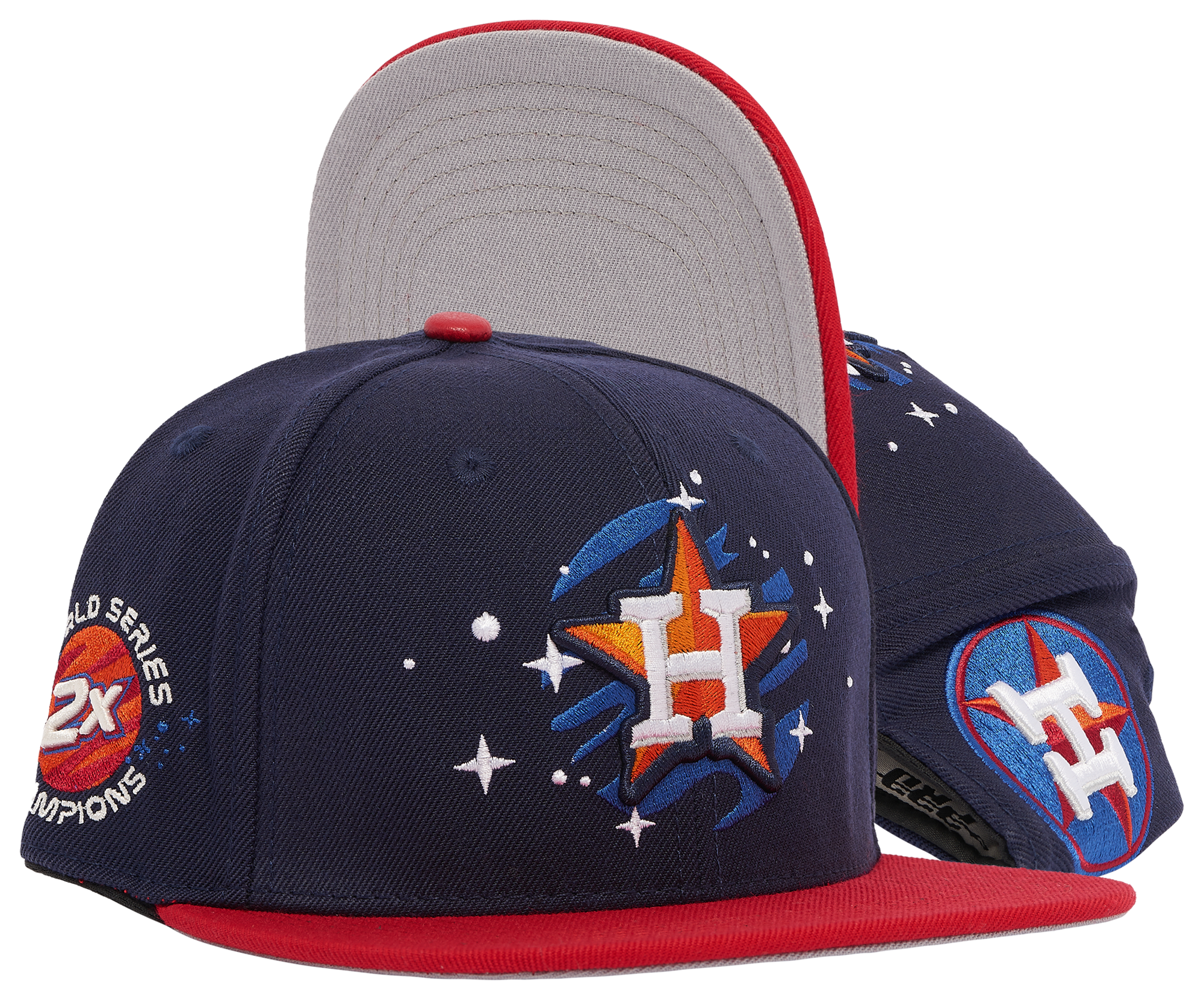 PRO STANDARD HOUSTON ASTROS HOME TOWN WOOL SNAPBACK (MIDNIGHT NAVY