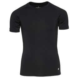 Boys' Grade School - Eastbay Compression T-Shirt - Black/White