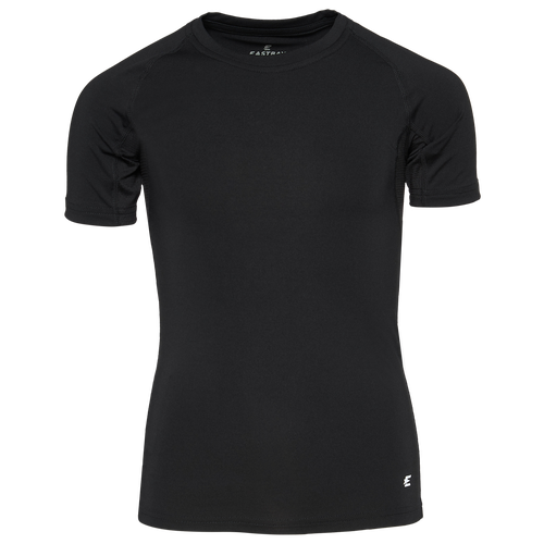 

Eastbay Compression T-Shirt - Boys' Grade School Black/White Size S