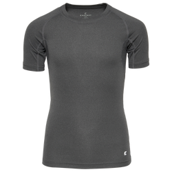 Boys' Grade School - Eastbay Compression T-Shirt - Gray/Black