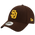 New Era Padres 9Forty Adjustable Cap - Men's Brown/Yellow