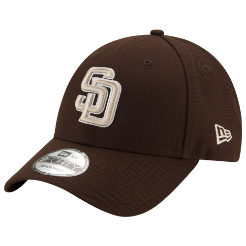 

New Era Mens San Diego Padres New Era Padres 9Forty Adjustable Cap - Mens Brown/White Size One Size