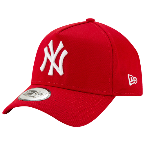 

New Era Mens New York Yankees New Era Yankees 9Forty A Frame Cap - Mens White/Red Size One Size