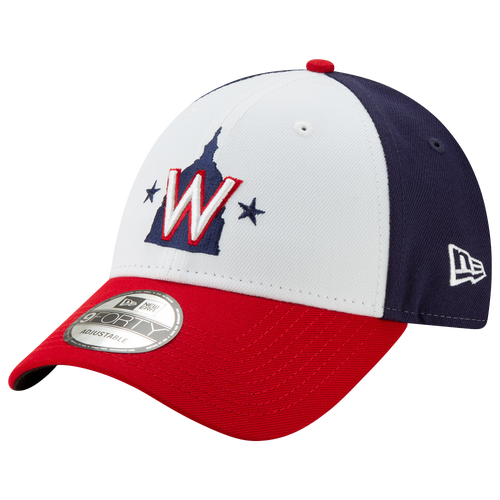 

New Era Mens Washington Nationals New Era Nationals 9Forty Adjustable Cap - Mens Navy/White/Red Size One Size