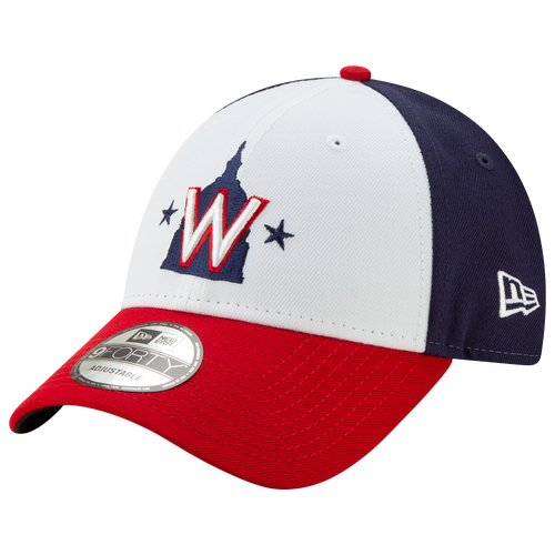 New Era Mens Washington Nationals  Nationals 9forty Adjustable Cap In Navy/white/red