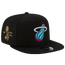 New Era NBA 9Fifty Icon Snapback Cap - Men's Black/Blue/Pink